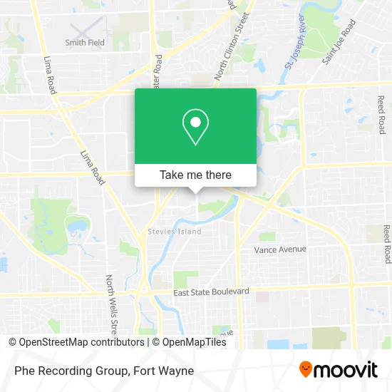 Phe Recording Group map