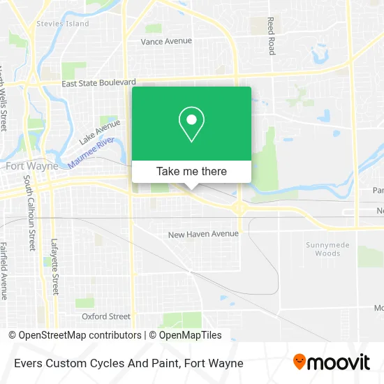 Evers Custom Cycles And Paint map