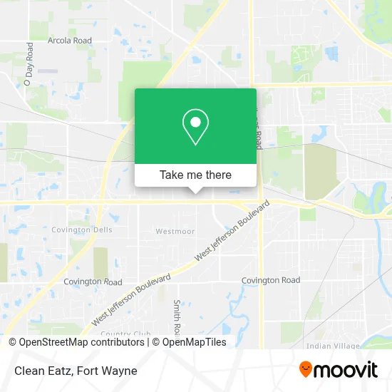 Clean Eatz map