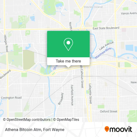 Athena Bitcoin Atm map