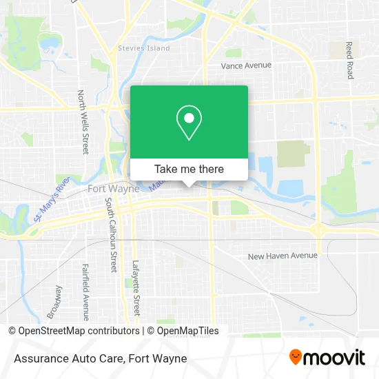 Assurance Auto Care map