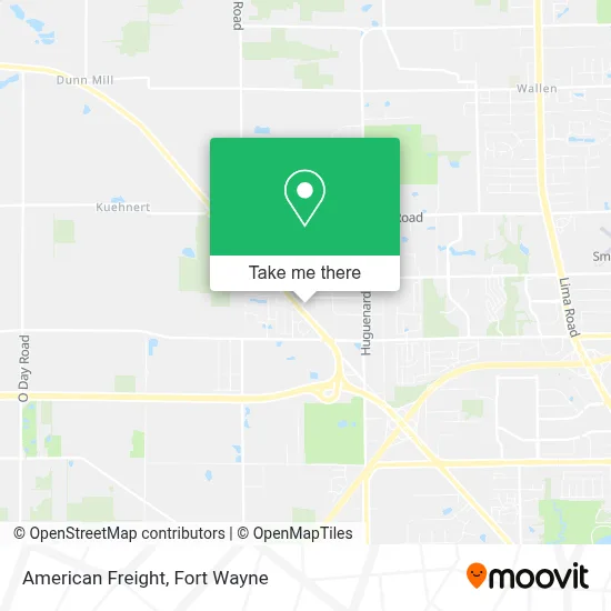 American Freight map