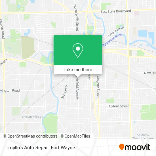 Trujillo's Auto Repair map