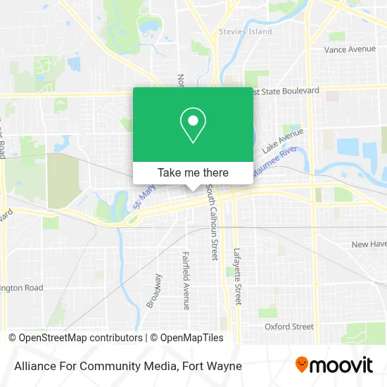 Alliance For Community Media map
