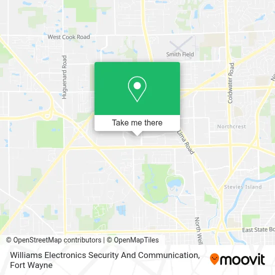 Williams Electronics Security And Communication map