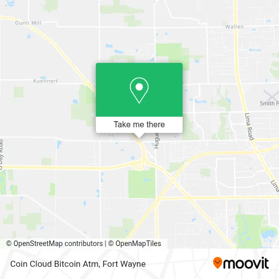 Coin Cloud Bitcoin Atm map