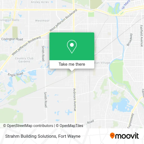 Strahm Building Solutions map