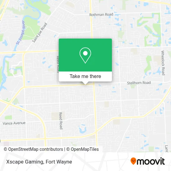 Xscape Gaming map