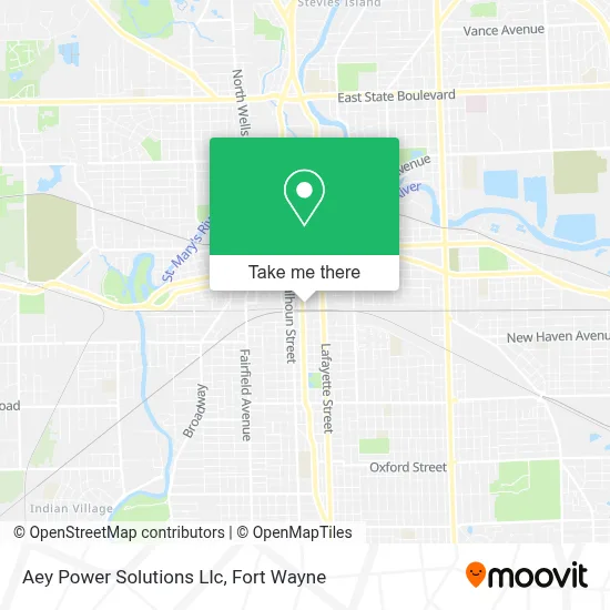 Aey Power Solutions Llc map