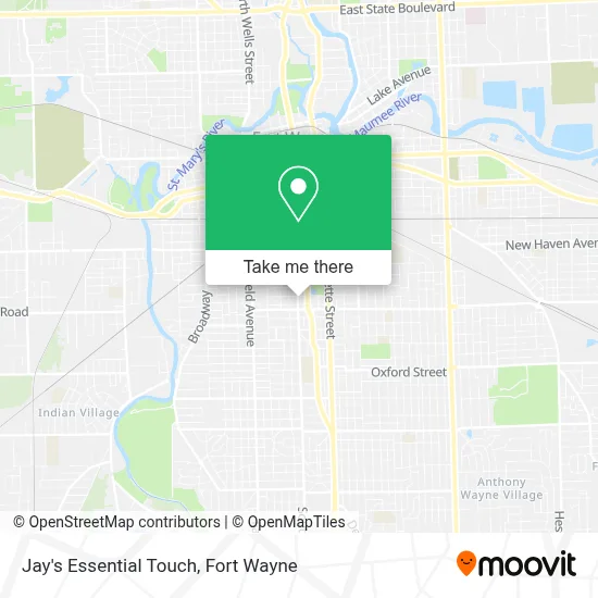 Jay's Essential Touch map