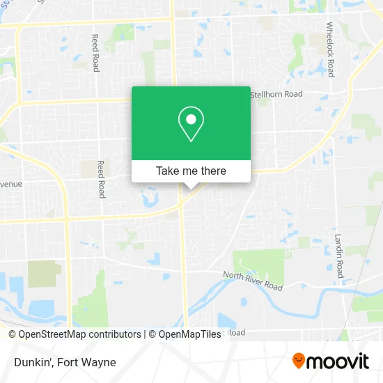 Dunkin' map
