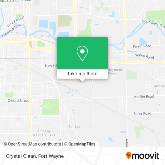 Crystal Clean map