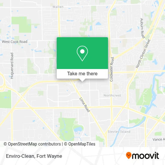 Enviro-Clean map