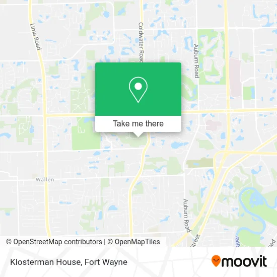 Klosterman House map