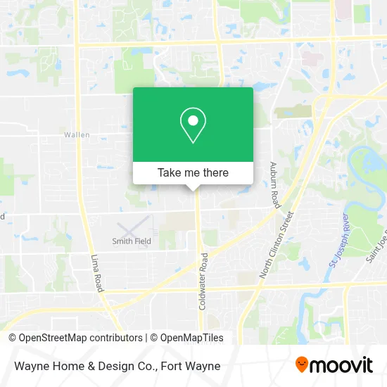 Wayne Home & Design Co. map