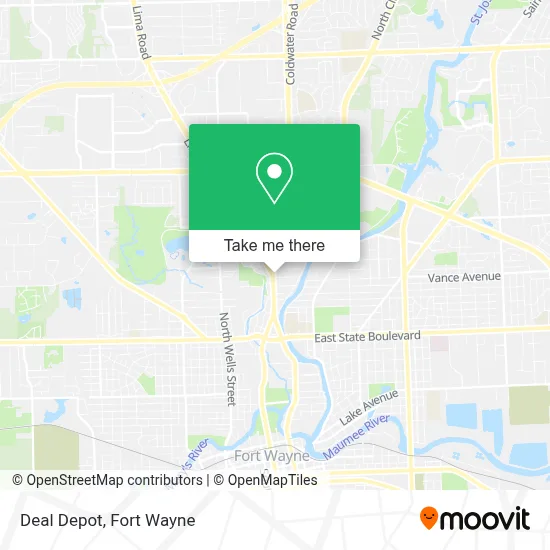 Deal Depot map