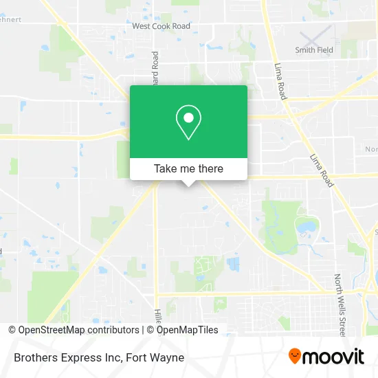 Brothers Express Inc map