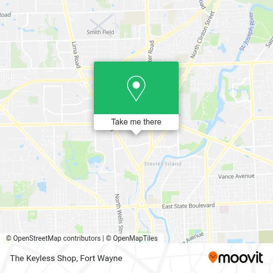 The Keyless Shop map