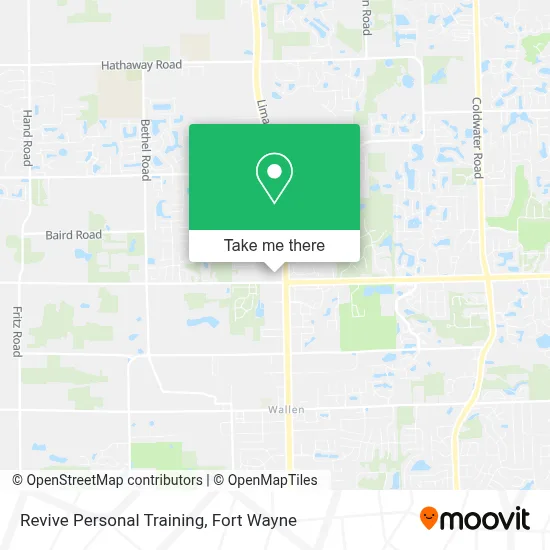 Revive Personal Training map