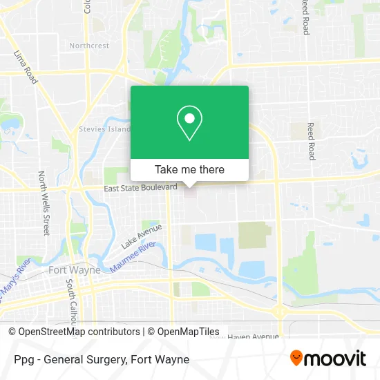 Ppg - General Surgery map