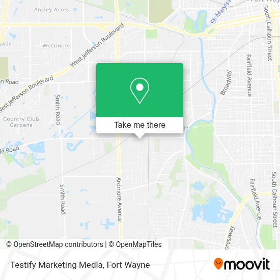 Testify Marketing Media map