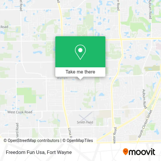 Freedom Fun Usa map