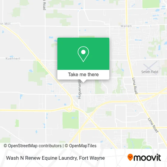 Wash N Renew Equine Laundry map