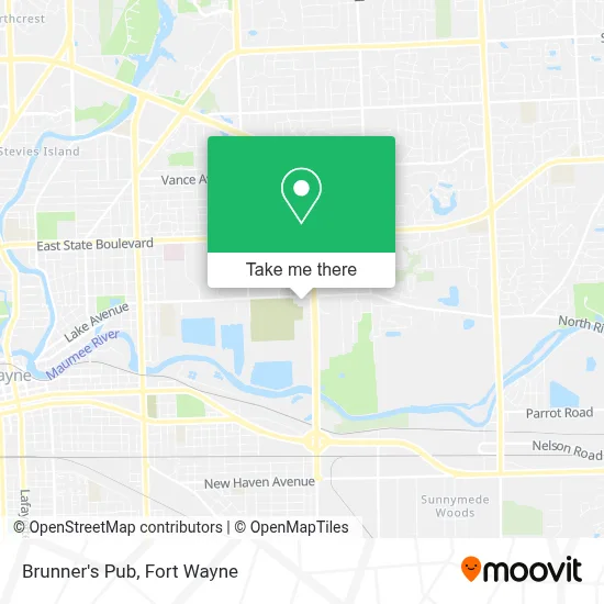 Brunner's Pub map