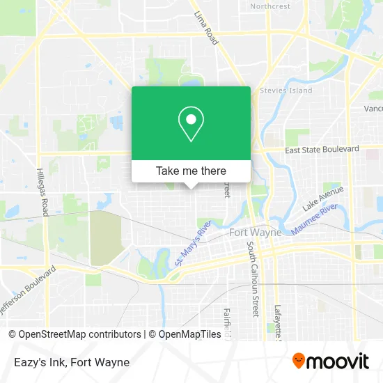 Eazy's Ink map