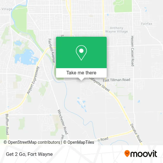 Get 2 Go map