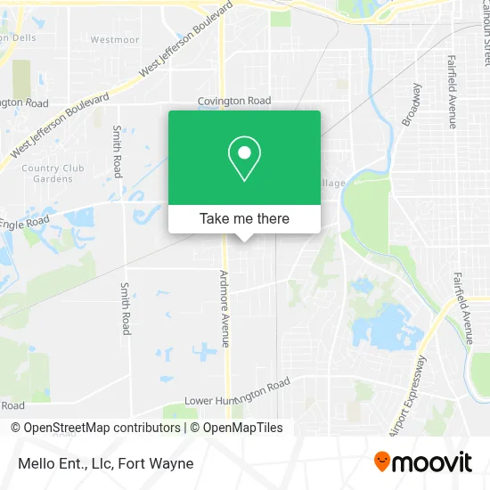 Mello Ent., Llc map