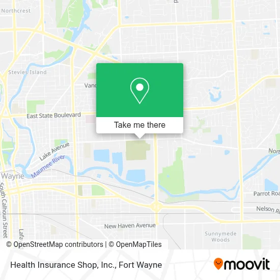 Health Insurance Shop, Inc. map