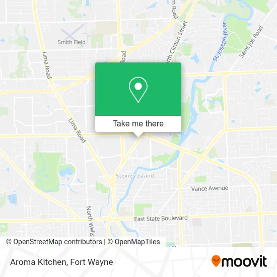 Aroma Kitchen map