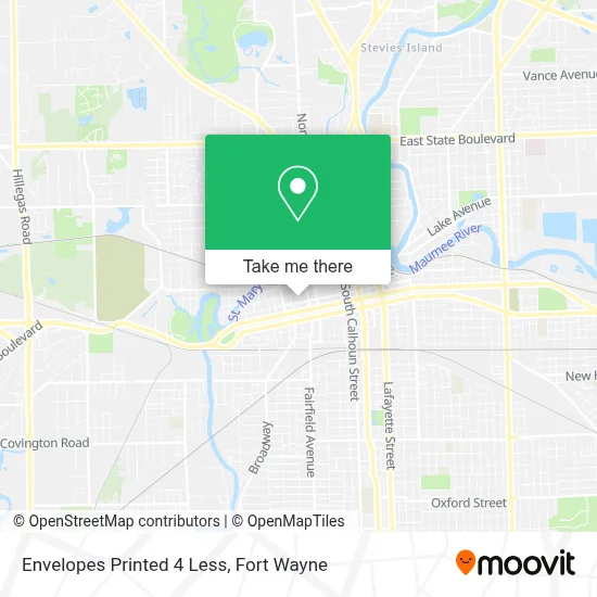 Envelopes Printed 4 Less map