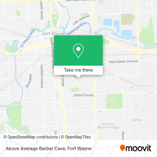 Above Average Barber Cave map