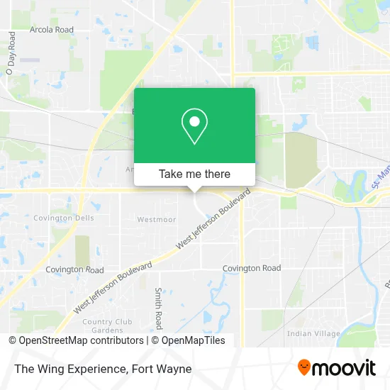 The Wing Experience map