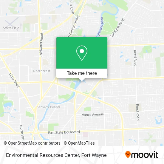 Environmental Resources Center map