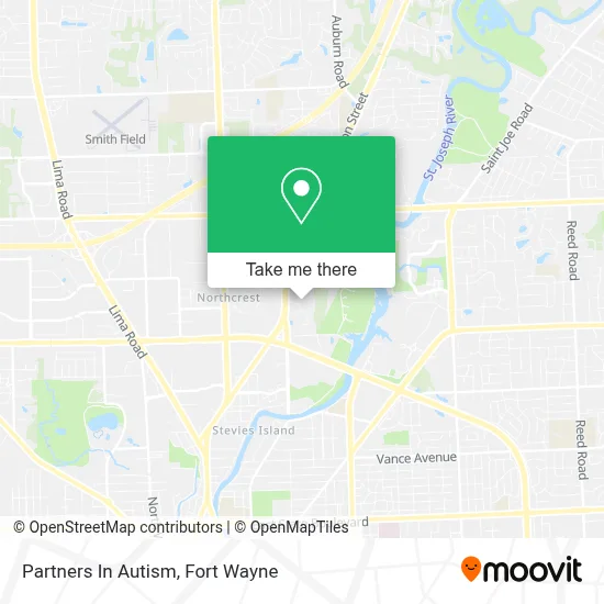 Partners In Autism map