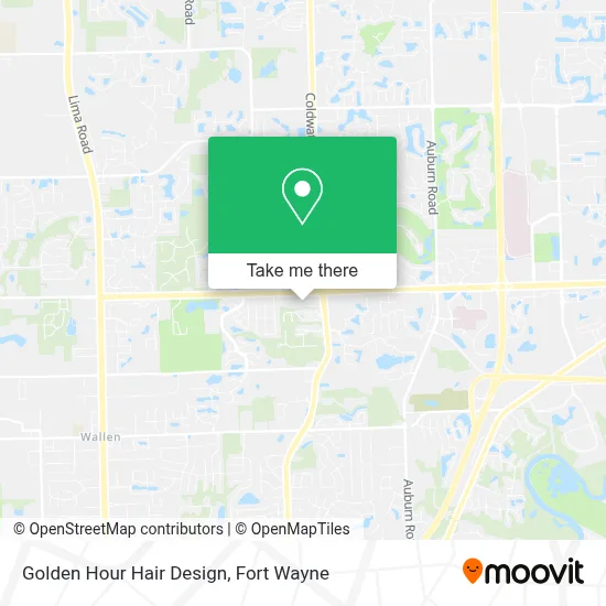 Golden Hour Hair Design map