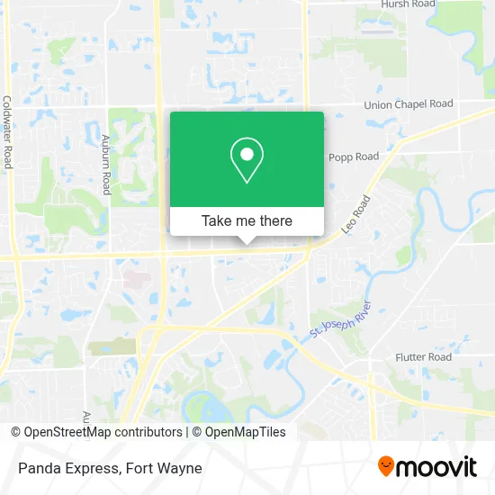 Panda Express map