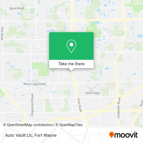 Auto Vault Llc map
