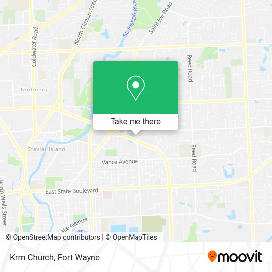 Krm Church map