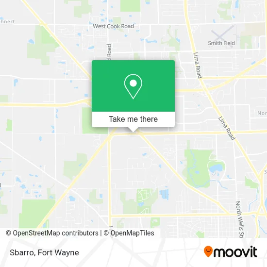 Sbarro map
