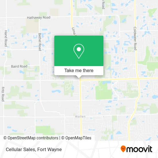 Cellular Sales map
