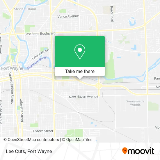 Lee Cuts map