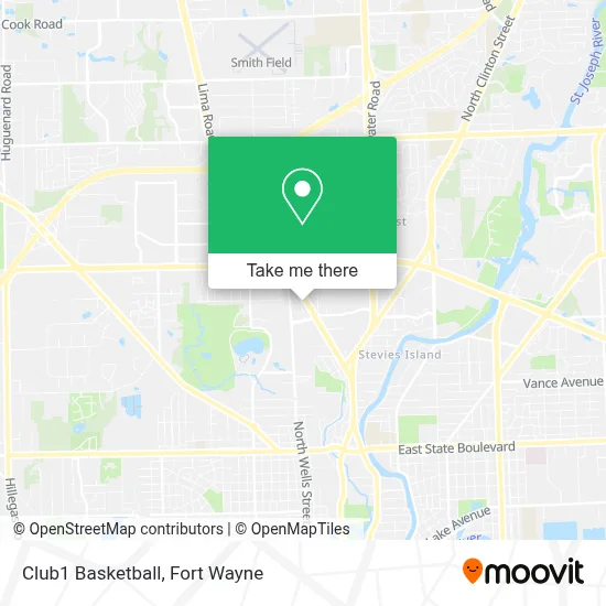 Club1 Basketball map