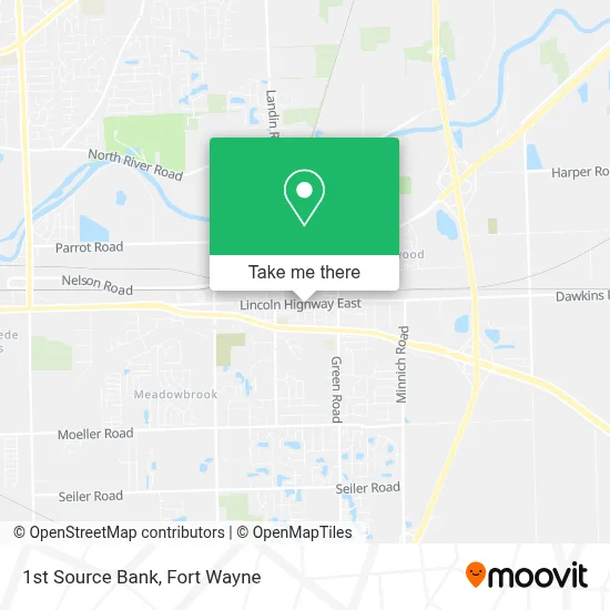 1st Source Bank map