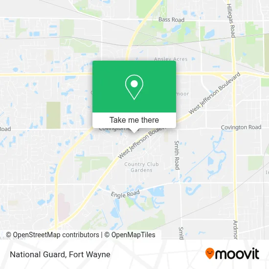 National Guard map