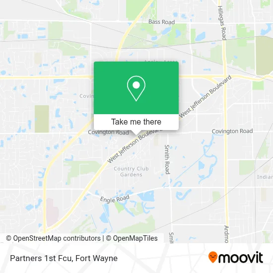 Partners 1st Fcu map