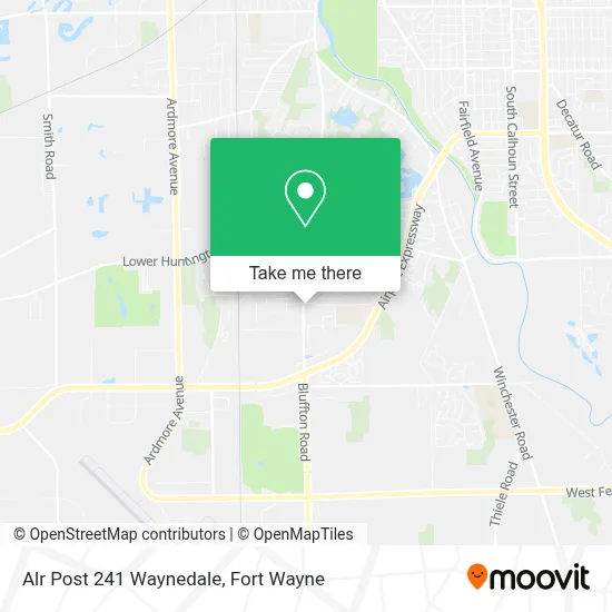 Alr Post 241 Waynedale map